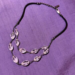 Clear Beads Necklace - Kenneth Cole